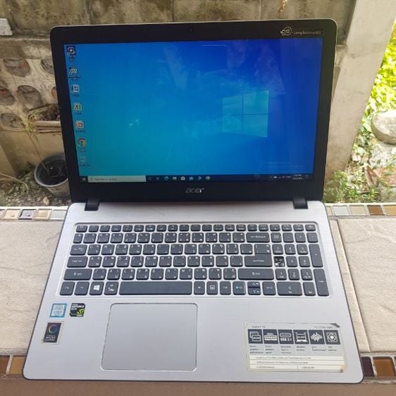 NoteBook Acer หน้าจอ i5-7200U  SSD M2 1000GB เร็ว แรง แบตทนมาก หน้าจอ 15.6นิ้ว ใช้งานสบาย สวยๆ รูปที่ 1