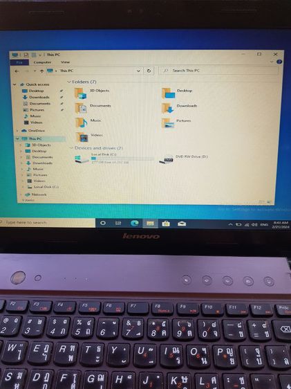Notebook Lenovo ideapad ชิพ A6 4คอ สวยๆ รูปที่ 7