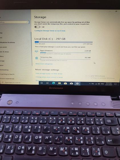 Notebook Lenovo ideapad ชิพ A6 4คอ สวยๆ รูปที่ 8