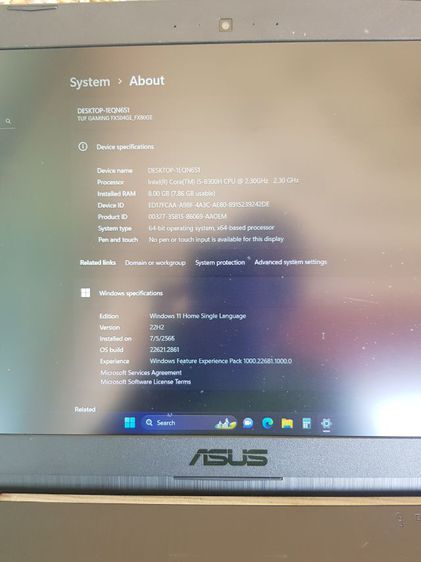 NoteBook Gaming Asus FX404G เร็ว แรง สายเล่นเกมส์ไม่ควรพลาด  รูปที่ 17