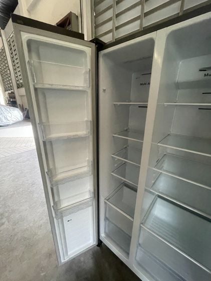 ตู้เย็น SIDE BY SIDE HISENSE RS670N4AD1 18.5 คิว สีเงิน