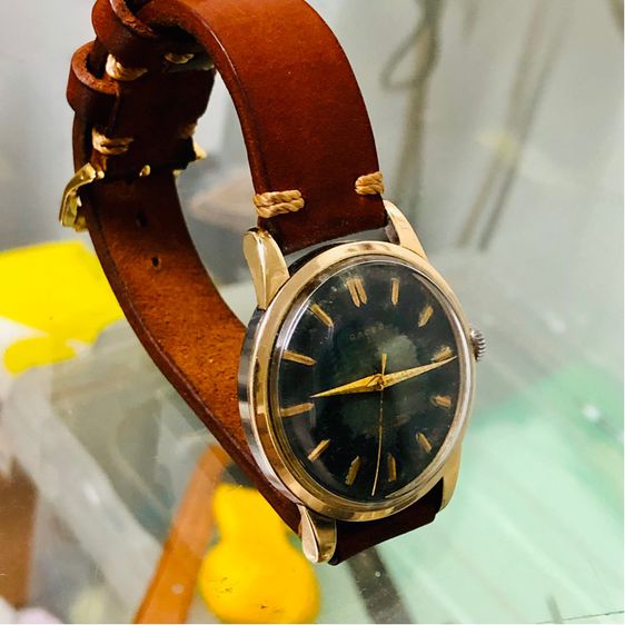 ขายนาฬิกาเก่านาฬิกาสะสมตัวเรือนเป็นทองแปะสวยงามระบบซุปเปอร์ออโตเมติก รูปที่ 2