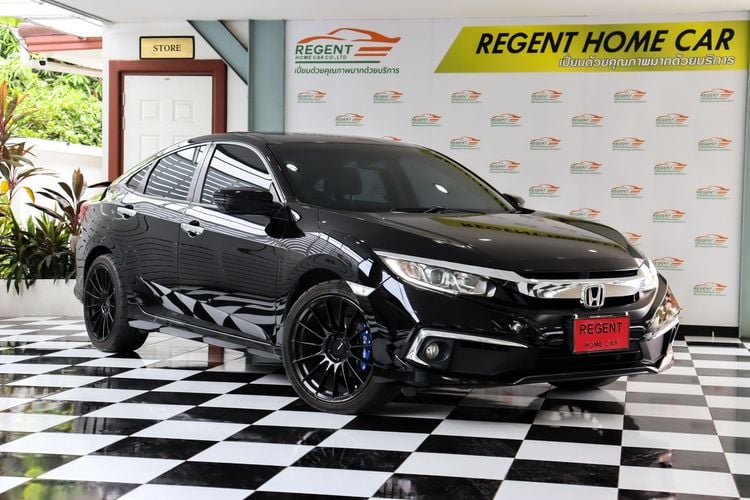 Honda Civic 2019 1.8 EL i-VTEC Sedan เบนซิน ไม่ติดแก๊ส เกียร์อัตโนมัติ ดำ รูปที่ 1