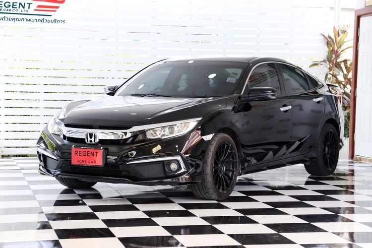 Honda Civic 2019 1.8 EL i-VTEC Sedan เบนซิน ไม่ติดแก๊ส เกียร์อัตโนมัติ ดำ รูปที่ 3