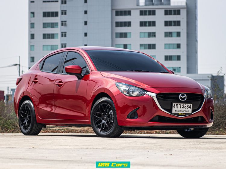Mazda Mazda 2 2015 1.5 XD Sedan ดีเซล ไม่ติดแก๊ส เกียร์อัตโนมัติ แดง รูปที่ 3