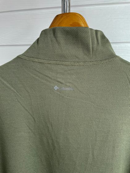 เสื้อแขนยาวมือสอง COLUMBIA OMNI-DRY GREEN ZIP LONG SLEEVE SHIRT Size L มือ2 รูปที่ 6