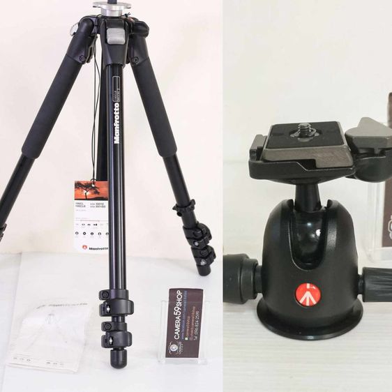 Canon กล้อง DSLR กันน้ำ สินค้าใหม่ Manfrotto 190+หัวบอล 496RC2 ของใหม่มือ1(ป้ายห้อย) ขาตั้งกล้อง