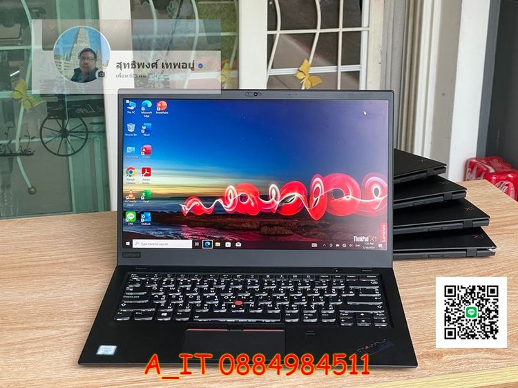 Lenovo ThinkPad X1 Carbon G6 Core i7-8650U RAM 16GB Win 10 Pro จอทัสกรีน สินค้ามือสอง
