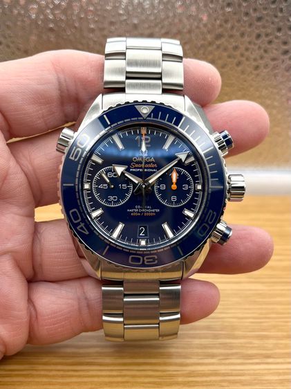 Omega Planet Ocean Chronograph 45.5 mm Blue Dial Cal 9900 รูปที่ 14