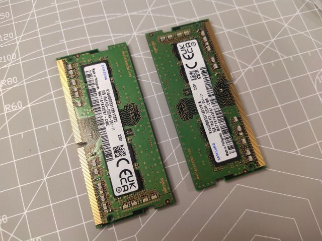 ซอฟแวร์ RAM 8 GB SAMSUNG ×2 RAM-Notebook
