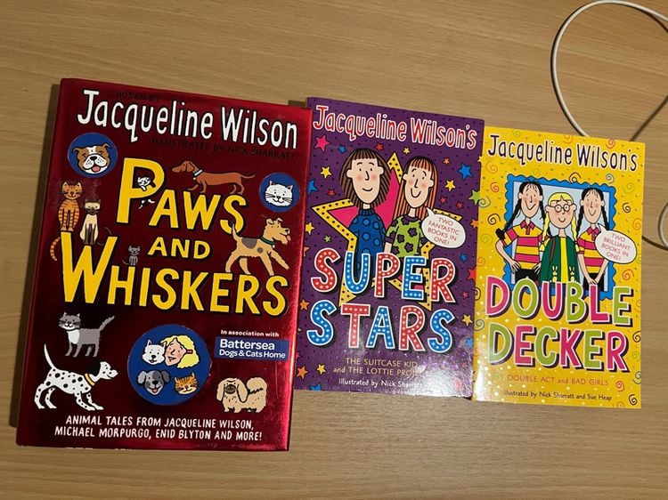 3 เล่ม หนังสือภาษาอังกฤษ Jacqueline สภาพ 100