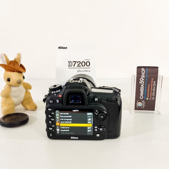 ใหม่ๆ Nikon D7200+18-140ยอดนิยมของแทร่ ชัตเตอร์น้อย สภาพสวยๆ ศูนย์ไทย จ้า  รุ่นนิยม Nikon D7200 Lens 18-140mm.VR ไม่มีตำหนิ เครื่องศูนย์ไทย  รูปที่ 7