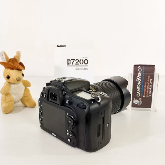 ใหม่ๆ Nikon D7200+18-140ยอดนิยมของแทร่ ชัตเตอร์น้อย สภาพสวยๆ ศูนย์ไทย จ้า  รุ่นนิยม Nikon D7200 Lens 18-140mm.VR ไม่มีตำหนิ เครื่องศูนย์ไทย  รูปที่ 10