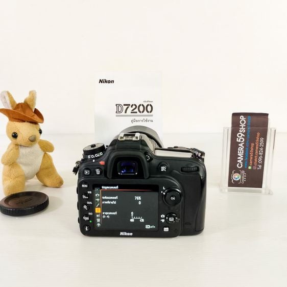 ใหม่ๆ Nikon D7200+18-140ยอดนิยมของแทร่ ชัตเตอร์น้อย สภาพสวยๆ ศูนย์ไทย จ้า  รุ่นนิยม Nikon D7200 Lens 18-140mm.VR ไม่มีตำหนิ เครื่องศูนย์ไทย  รูปที่ 8