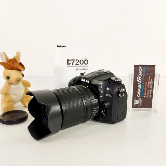 ใหม่ๆ Nikon D7200+18-140ยอดนิยมของแทร่ ชัตเตอร์น้อย สภาพสวยๆ ศูนย์ไทย จ้า  รุ่นนิยม Nikon D7200 Lens 18-140mm.VR ไม่มีตำหนิ เครื่องศูนย์ไทย  รูปที่ 4