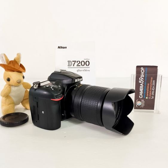 ใหม่ๆ Nikon D7200+18-140ยอดนิยมของแทร่ ชัตเตอร์น้อย สภาพสวยๆ ศูนย์ไทย จ้า  รุ่นนิยม Nikon D7200 Lens 18-140mm.VR ไม่มีตำหนิ เครื่องศูนย์ไทย  รูปที่ 5
