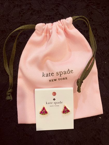 ต่างหู Katespade แท้ รุ่น Kate  Spade New York Fresh Squeeze Watermelon Gold Stud Earrings รูปที่ 3