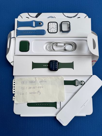 สแตนเลส เขียว Apple Watch Series 7 41mm GPS