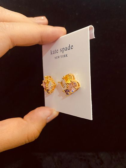 ต่างหู Kate Spade แท้ พร้อมถุงผ้ารุ่น KATE SPADE Crystal Cluster Springtime Earrings รูปที่ 5