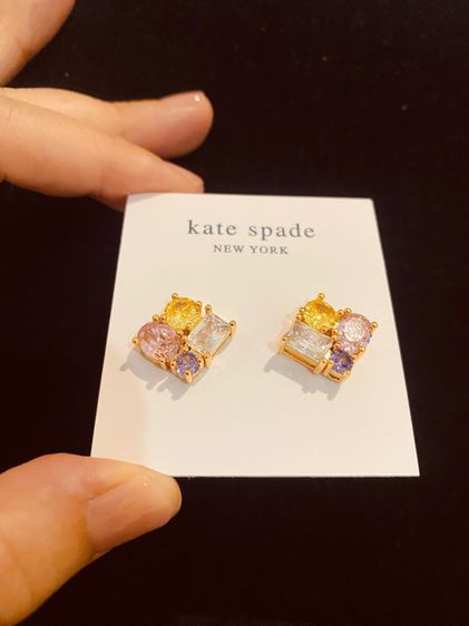 ต่างหู Kate Spade แท้ พร้อมถุงผ้ารุ่น KATE SPADE Crystal Cluster Springtime Earrings รูปที่ 8