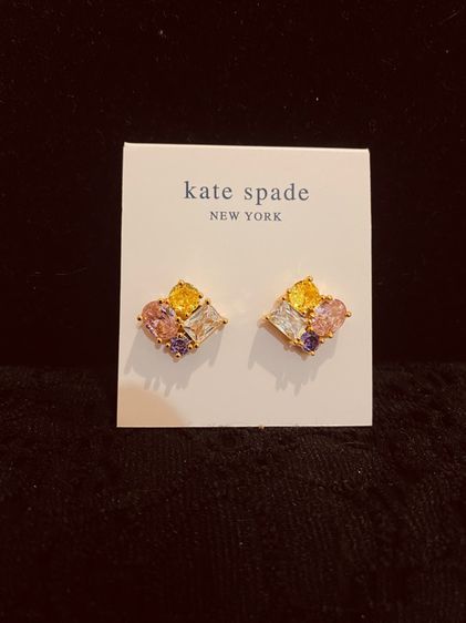ต่างหู Kate Spade แท้ พร้อมถุงผ้ารุ่น KATE SPADE Crystal Cluster Springtime Earrings รูปที่ 9