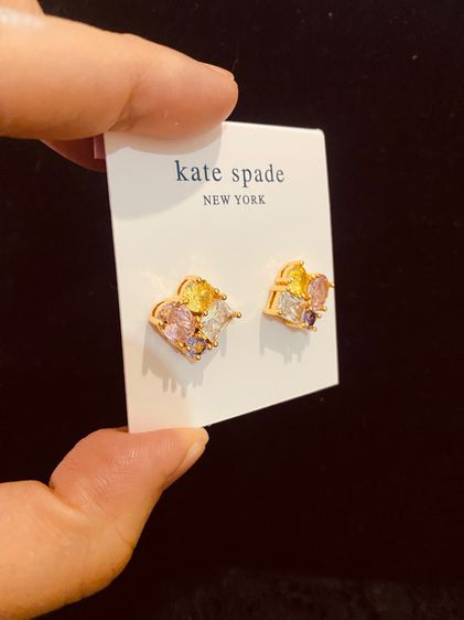 ต่างหู Kate Spade แท้ พร้อมถุงผ้ารุ่น KATE SPADE Crystal Cluster Springtime Earrings รูปที่ 4