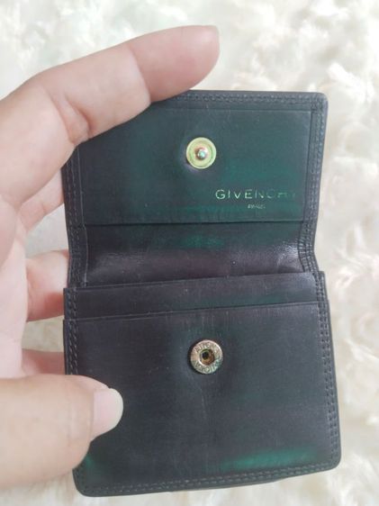 กระเป๋าใส่เหรียญหนังแท้สีดำ Givenchy รูปที่ 3