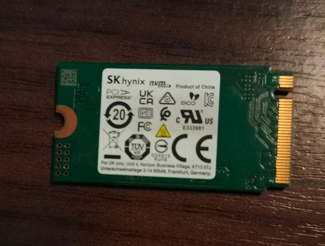 SKHynix NVMe M.2 SSD 512GB Size 2242  รูปที่ 2