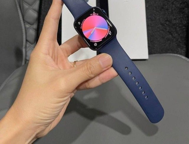 น้ำเงิน Apple Watch S6 44MM GPS Cellularใส่ซิมได้ สีบลูมือ2สภาพสวยไม่มีรอยตกกระแทก รับเทิน รับบัตรเครดิตด้วยจ้า