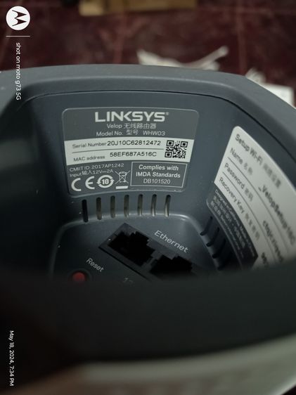 Linksys Velop WHW0303 Triband Mesh WiFi ชุด 3 ชิ้น AC6600 รูปที่ 2