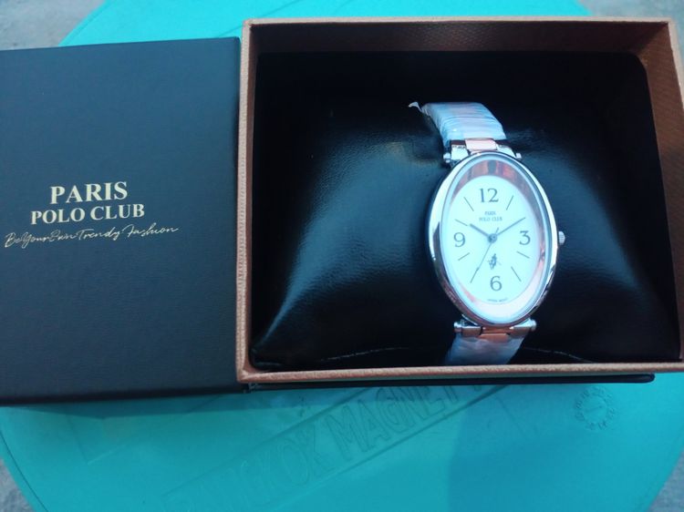 นาฬิกาผู้หญิง polo ppc230602-SRG-WEสายสีทองสินค้าใหม่สวยมาก รูปที่ 2