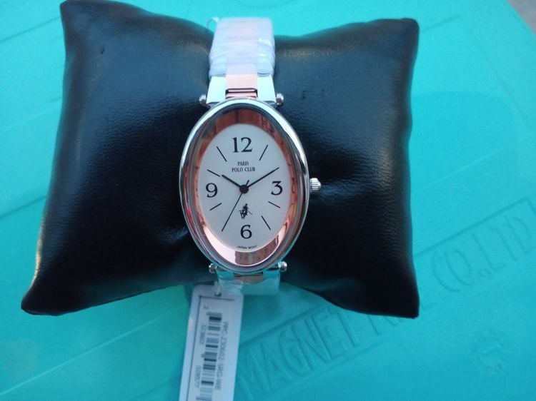 อื่นๆ โรสโกลด์ นาฬิกาผู้หญิง polo ppc230602-SRG-WEสายสีทองสินค้าใหม่สวยมาก