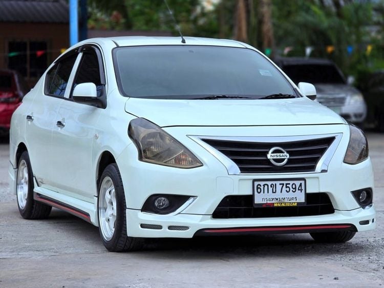 Nissan Almera 2016 1.2 VL Sportech Van เบนซิน ไม่ติดแก๊ส เกียร์อัตโนมัติ ขาว รูปที่ 1