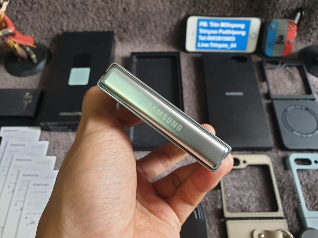 Samsung Z Flip5 5G 512g สีMintประกันScare2ปี สภาพสวยมาก แท้เดิมครบยกกล่อง รูปที่ 9