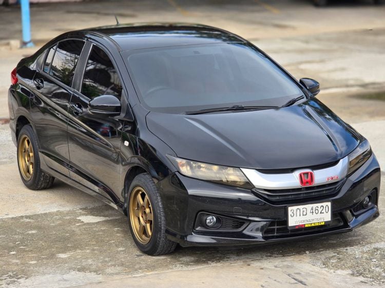 Honda City 2015 1.5 V i-VTEC Sedan เบนซิน ไม่ติดแก๊ส เกียร์อัตโนมัติ ดำ รูปที่ 4