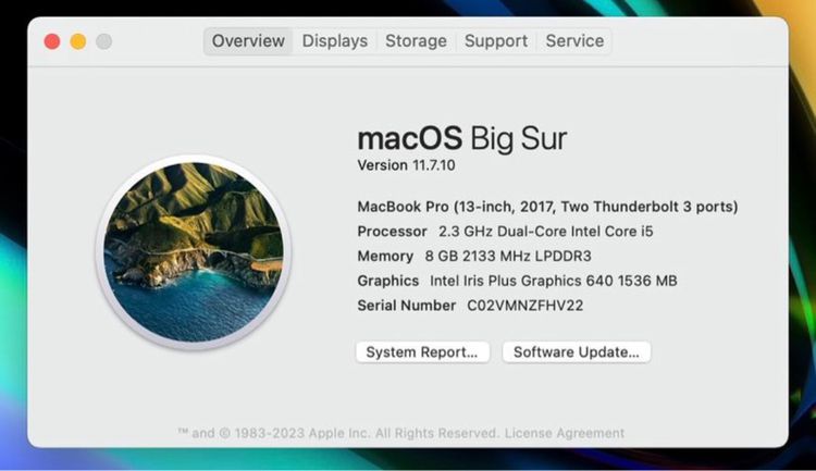 Macbook pro 13-inch 2017 รูปที่ 3