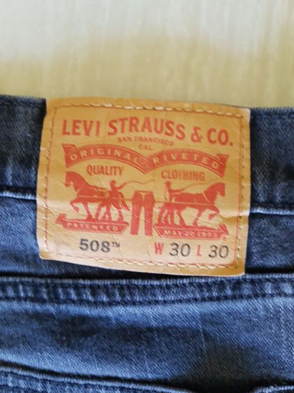 กางเกงยีนส์ลีวายส์ Levi's 508 กระบอกเล็ก ผ้ายืด เอว 31 รูปที่ 9