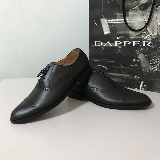 DAPPER Cap-Toe Oxford Dress Shoes รูปที่ 6