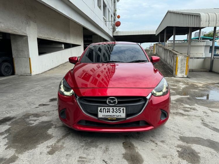 Mazda Mazda 2 2015 1.5 Skyactiv-D Sedan ดีเซล ไม่ติดแก๊ส เกียร์อัตโนมัติ แดง รูปที่ 1