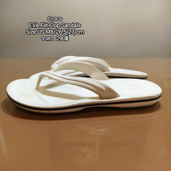 Crocs
EVA Flit Flop Sandals 
Size 41ยาว26.5(27)cm
ราคา  290฿
