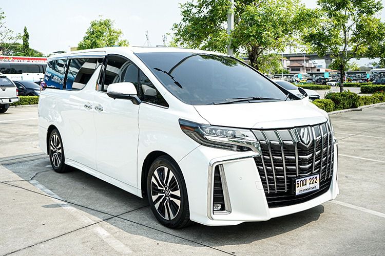 Toyota Alphard 2019 2.5 S C-Package Van เบนซิน ไม่ติดแก๊ส เกียร์อัตโนมัติ ขาว รูปที่ 2