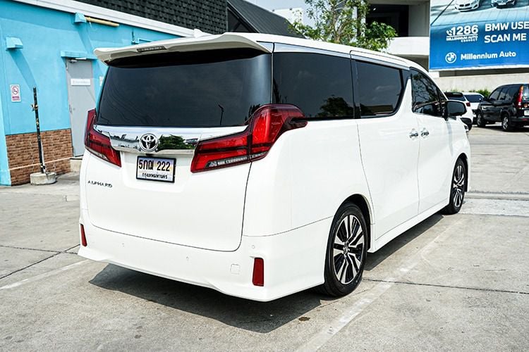 Toyota Alphard 2019 2.5 S C-Package Van เบนซิน ไม่ติดแก๊ส เกียร์อัตโนมัติ ขาว รูปที่ 3