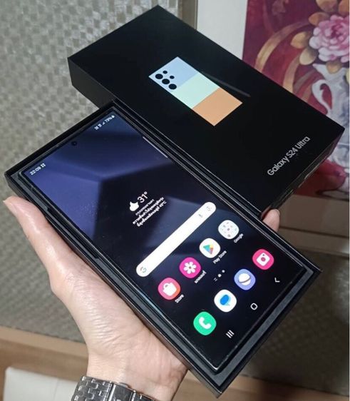 1TB Samsung S24 Ultra 5Gมือ2สวยมากนางฟ้าครบกล่องประกันศูนย์ยาว มค2568 รับเทริน รับบัตรเครดิตจ้า รูปที่ 6
