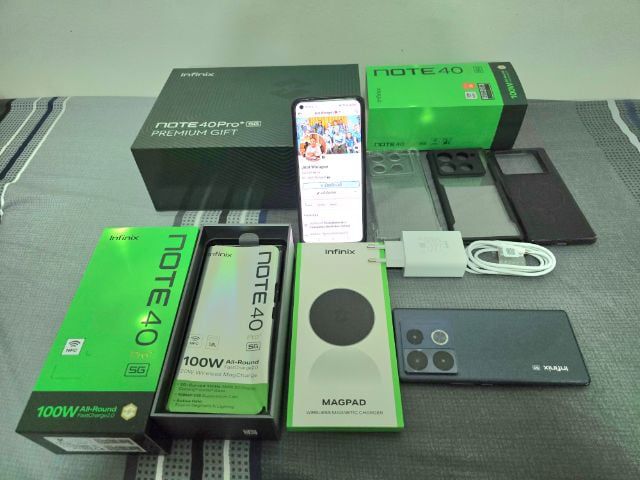 Infinix Note 40 Pro Plus 5G
มือ2
สภาพใหม่ อุปกรณ์ครบ
พร้อม Premium Gift