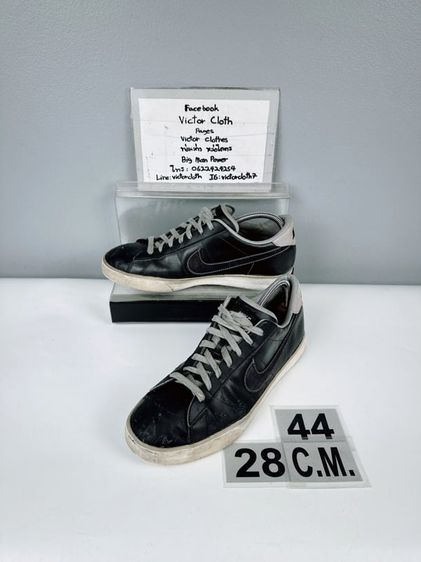 รองเท้า Nike Sz.10us44eu28cm รุ่นSweet Classic Black Low สีดำ สภาพสวยงาม ไม่ขาดซ่อม ใส่เที่ยวลำลองหล่อ รูปที่ 1