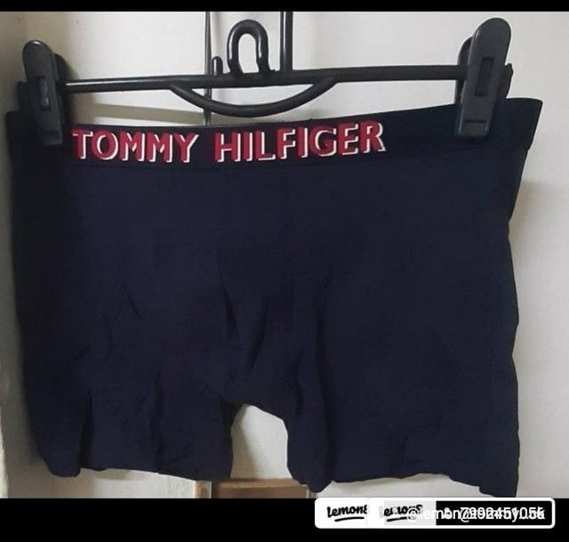 Tommy Hilfiger L น้ำตาล ไม่มีแขน กางเกงในชาย