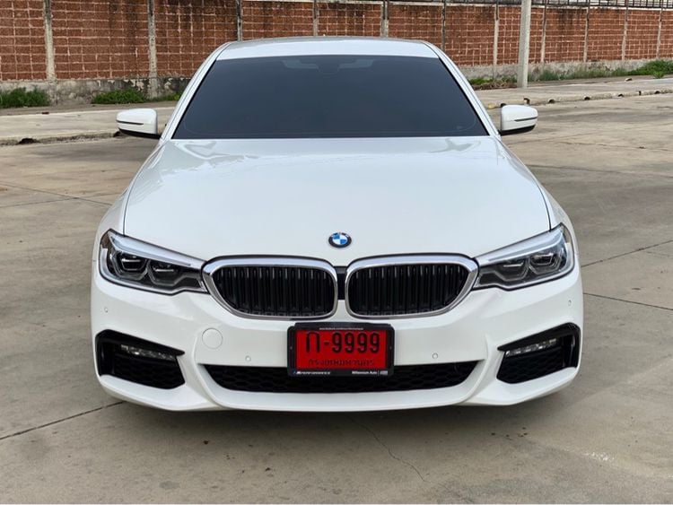 BMW Series 5 2019 520d Sedan ดีเซล ไม่ติดแก๊ส เกียร์อัตโนมัติ ขาว รูปที่ 1