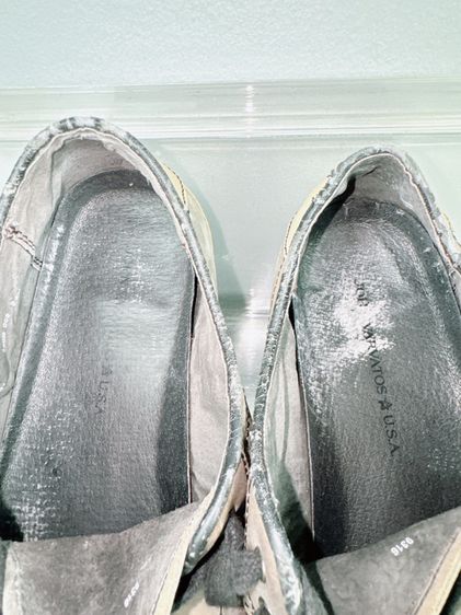 รองเท้า John Varvatos Sz.10us44eu28cm สีน้ำตาล Upperหนังแท้ดีมาก แบรนด์ดัง สภาพดี ไม่ขาดซ่อม ใส่เที่ยวลำลองหล่อ รูปที่ 11