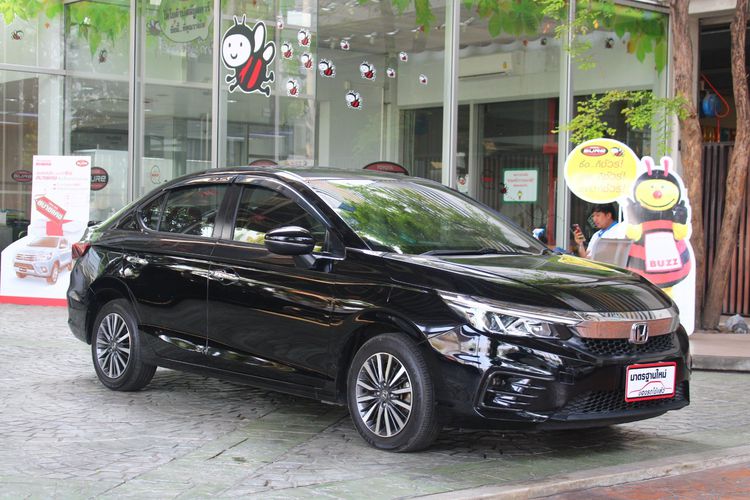 Honda City 2020 1.0 SV Sedan เบนซิน ไม่ติดแก๊ส เกียร์อัตโนมัติ ดำ