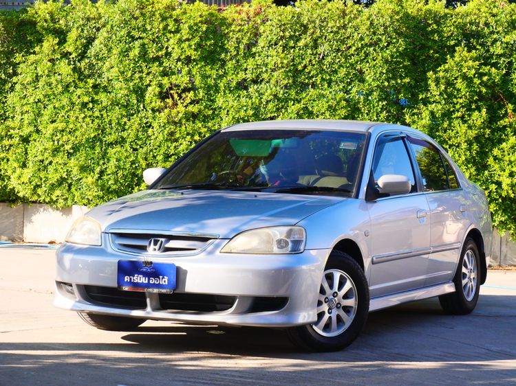 Honda Civic 2003 1.7 VTi Sedan เบนซิน ไม่ติดแก๊ส เกียร์อัตโนมัติ บรอนซ์เงิน